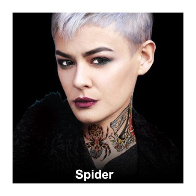 Spider Neck Temporary Tattoo - Jokers Costume Mega Store