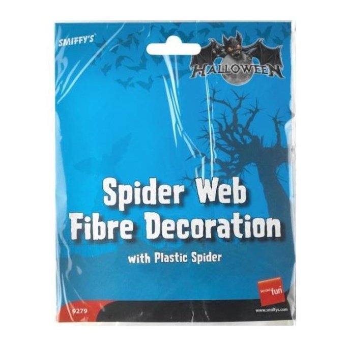 Spider Web Fibre Decoration - Jokers Costume Mega Store