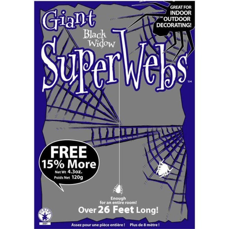 Spider Webbing Glow In The Dark - Jokers Costume Mega Store