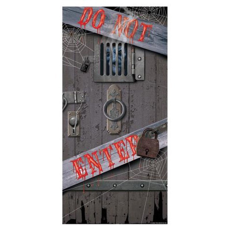 Spooky Halloween Door Cover - Jokers Costume Mega Store