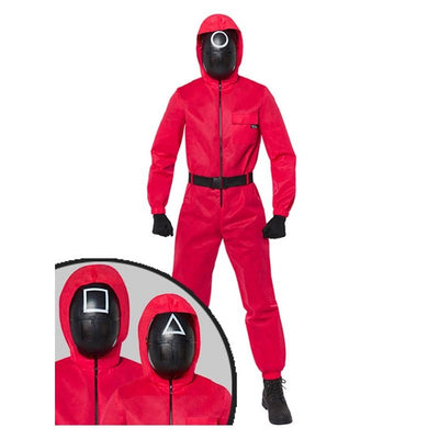 Squid Game Guard Deluxe Adult Costume - Jokers Costume Mega Store