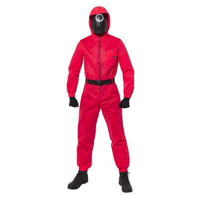 Squid Game Guard Deluxe Adult Costume - Jokers Costume Mega Store