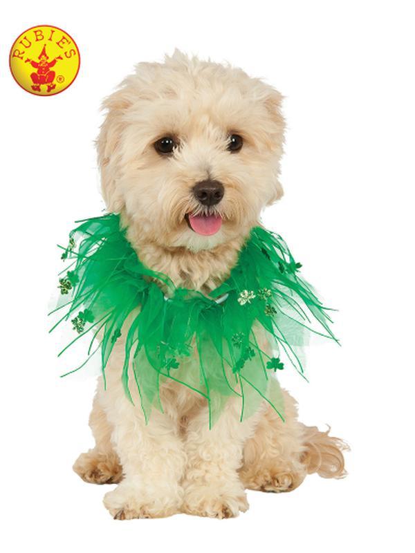 St. Pats Day Pet Collar Size M L - Jokers Costume Mega Store