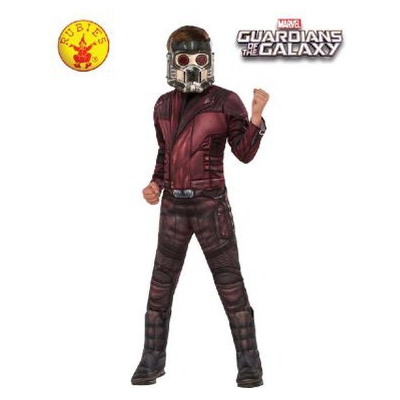 Star Lord Deluxe Costume, Child Size Small - Jokers Costume Mega Store