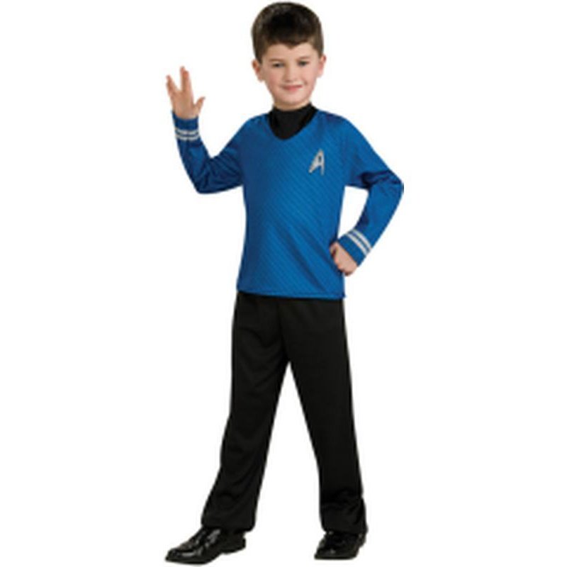 Star Trek Blue Shirt Size L. - Jokers Costume Mega Store