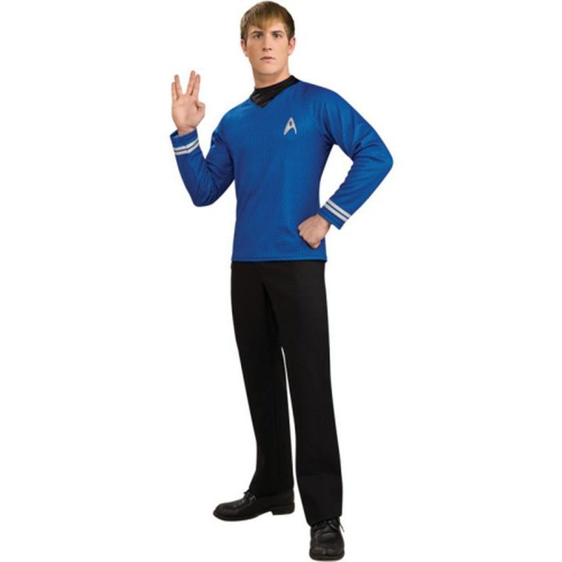 Star Trek Blue Shirt Size M. - Jokers Costume Mega Store