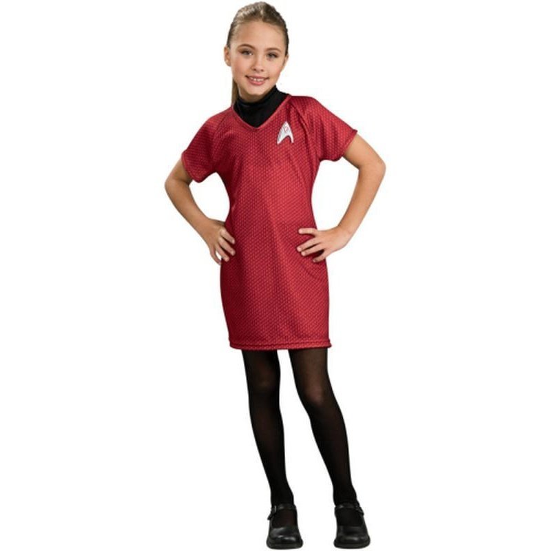 Star Trek Deluxe Red Dress Child Size M - Jokers Costume Mega Store