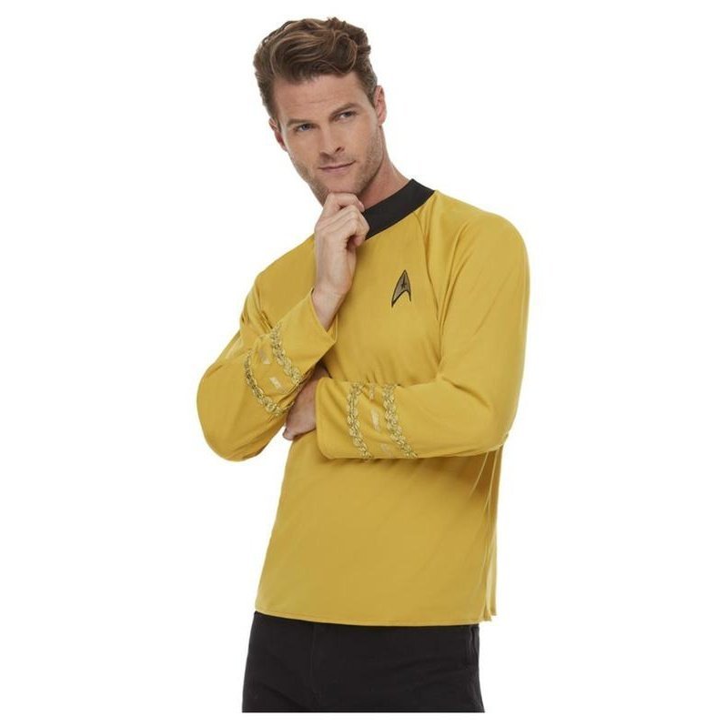 Star Trek, Original Series Command Uniform, Gold - Jokers Costume Mega Store