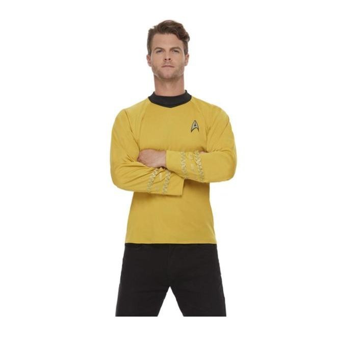 Star Trek, Original Series Command Uniform, Gold - Jokers Costume Mega Store