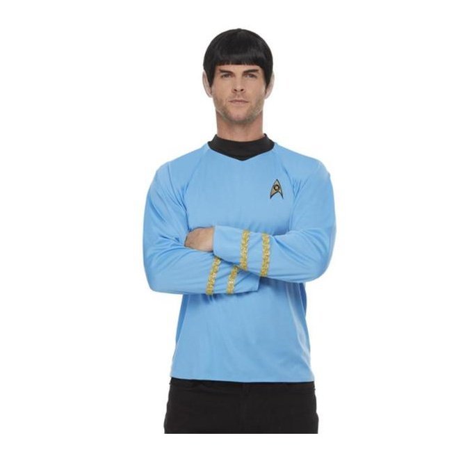 Star Trek, Original Series Sciences Uniform, Blue - Jokers Costume Mega Store