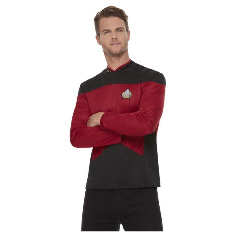 Star Trek, The Next Generation Command Uniform, Maroon - Jokers Costume Mega Store