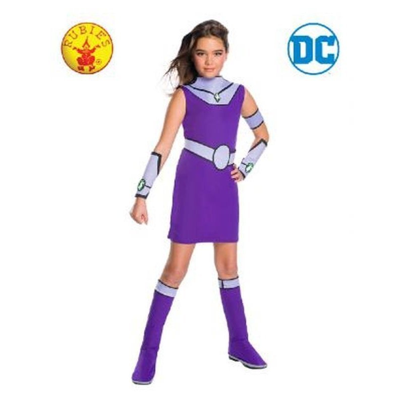 Starfire Deluxe Costume, Child Size Medium - Jokers Costume Mega Store