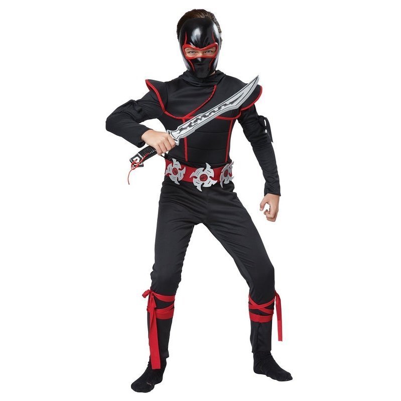 Stealth Ninja Mask & Sword - Jokers Costume Mega Store