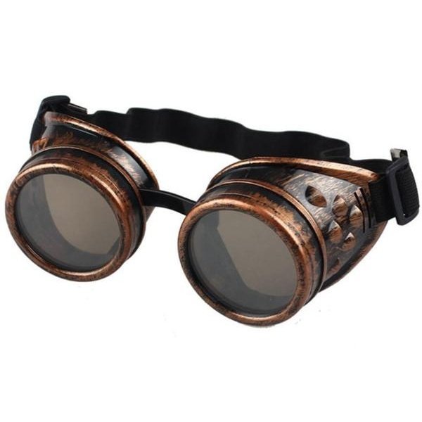 Steampunk Goggles, Rustic - Jokers Costume Mega Store