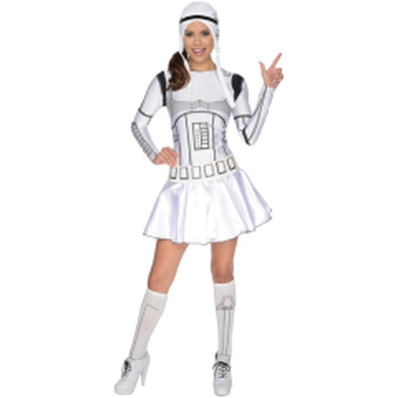 Stormtrooper Female Costume Size L - Jokers Costume Mega Store