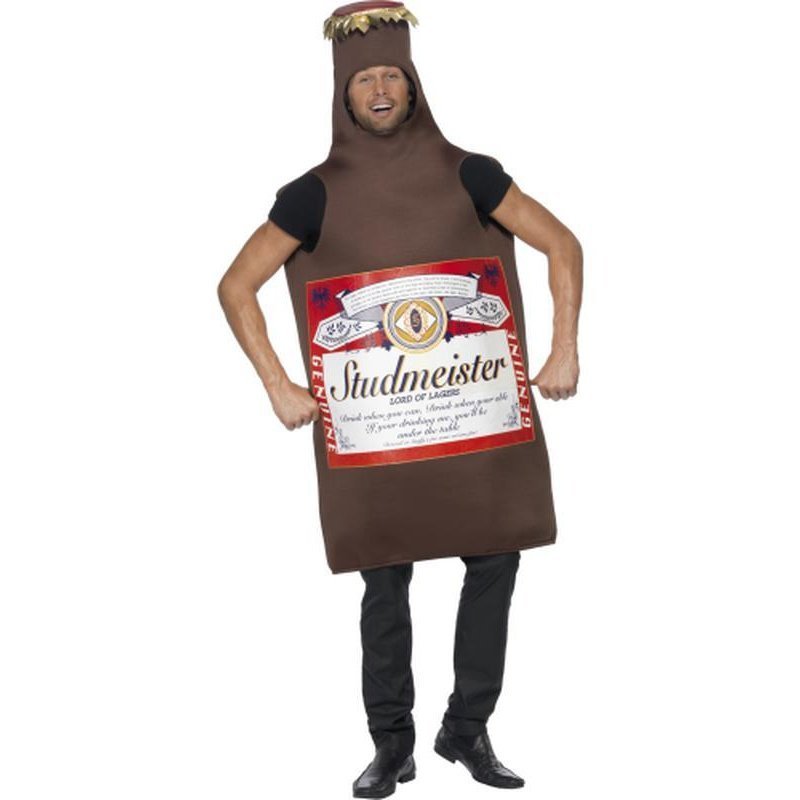 Studmeister Beer Bottle Costume - Jokers Costume Mega Store