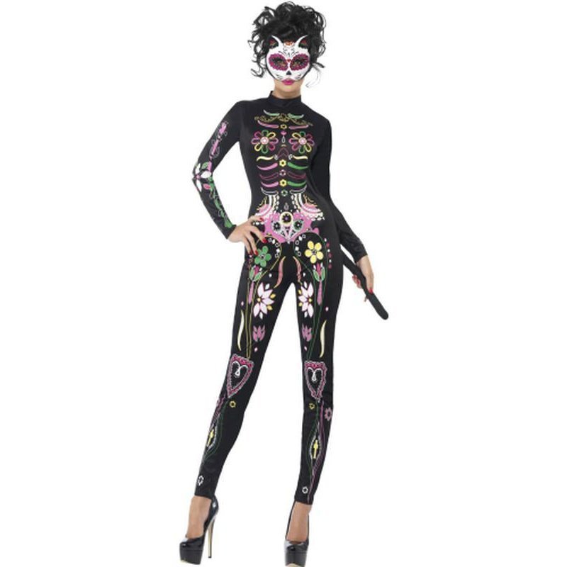 Sugar Skull Cat Costume - Jokers Costume Mega Store