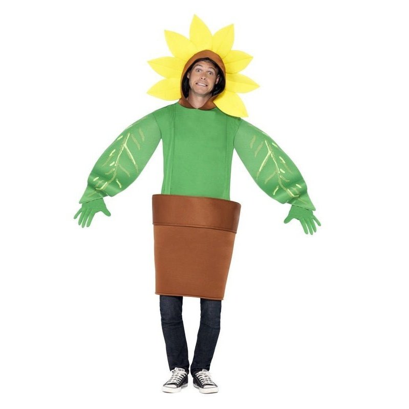 Sunflower Costume, With Top With Attached Hood - Jokers Costume Mega Store