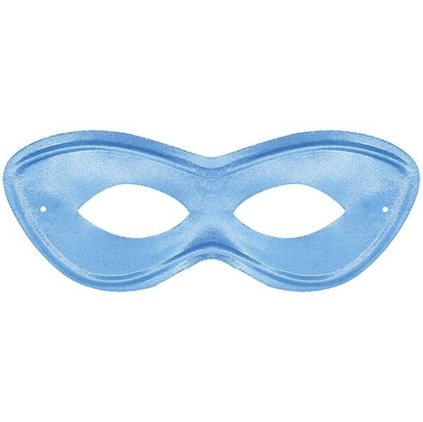 Super Hero Mask Light Blue - Jokers Costume Mega Store