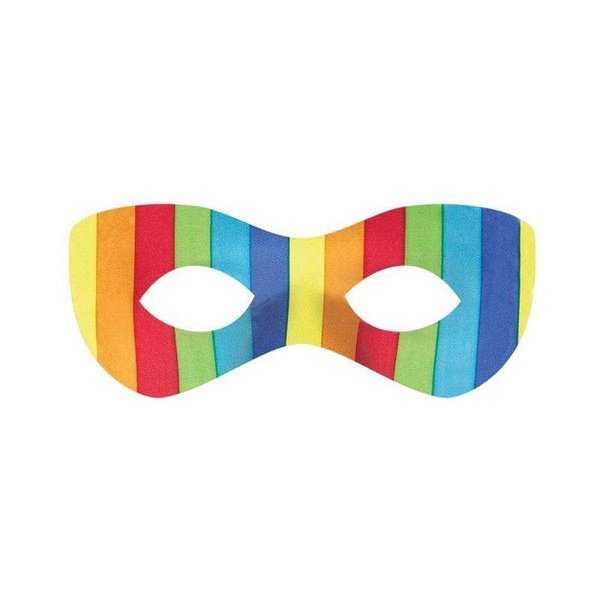 Super Hero Mask Rainbow - Jokers Costume Mega Store