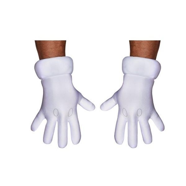 Super Mario Brothers Adult Gloves - Jokers Costume Mega Store