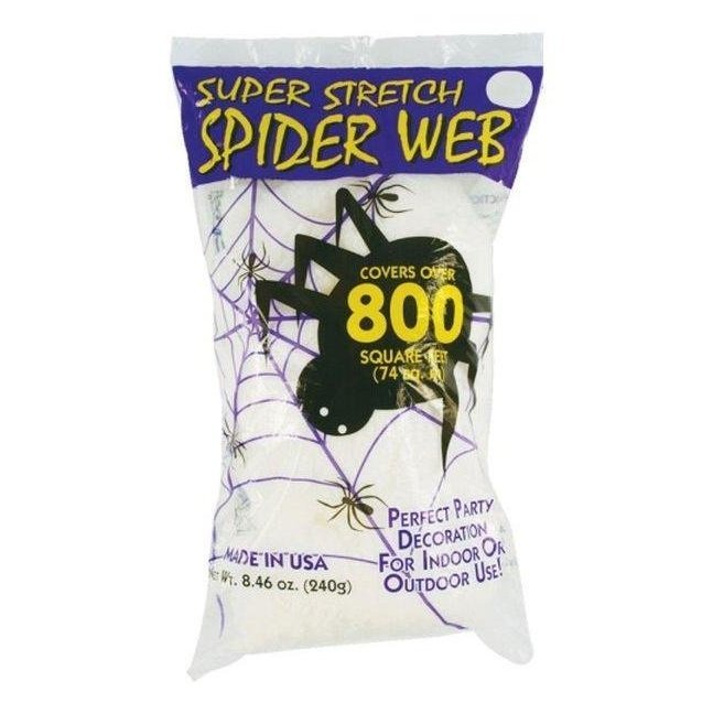 Super Stretch Spider Web - 240gm - Jokers Costume Mega Store