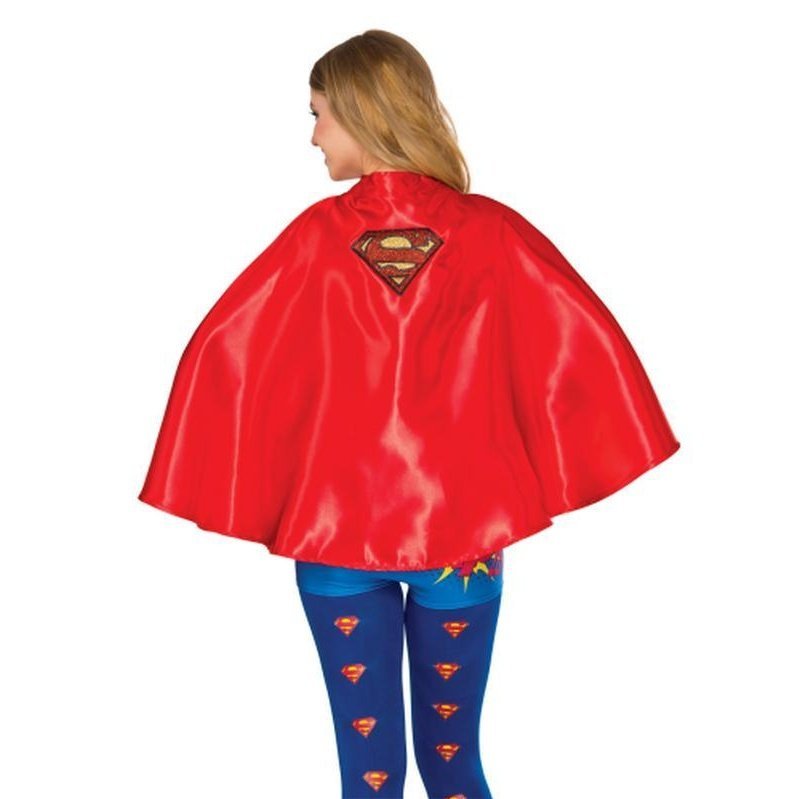 Supergirl Cape Adult - Jokers Costume Mega Store