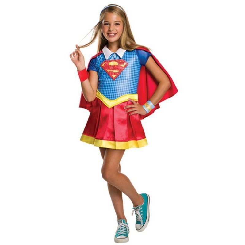 Supergirl Dcshg Deluxe Size 3 5 - Jokers Costume Mega Store