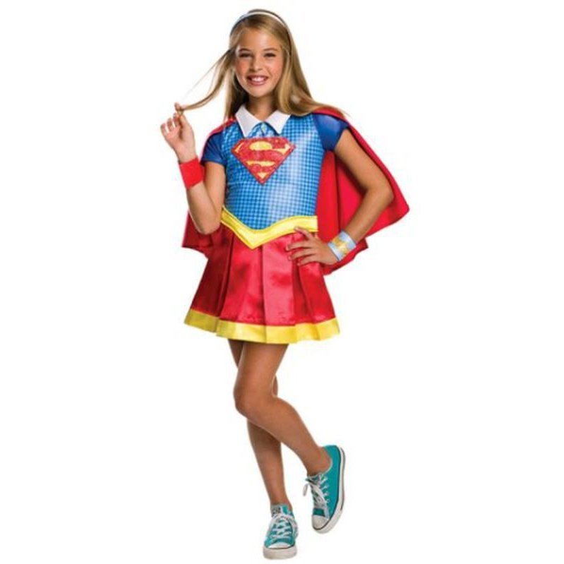 Supergirl Dcshg Deluxe Size 9 12 - Jokers Costume Mega Store