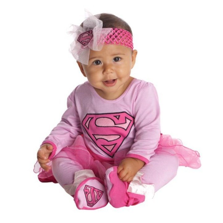 Supergirl Onesie Size 6 12 Months - Jokers Costume Mega Store