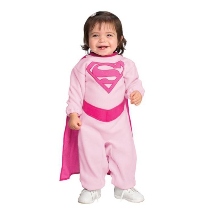Supergirl Pink Size 0 6 Months - Jokers Costume Mega Store