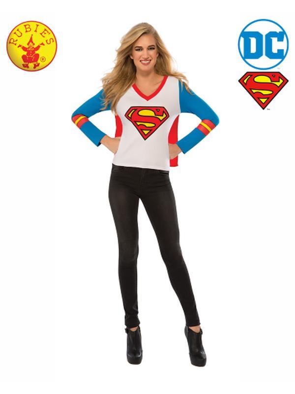 Supergirl Sporty Tshirt Size L - Jokers Costume Mega Store