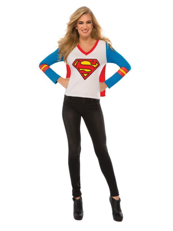 Supergirl Sporty Tshirt Size S - Jokers Costume Mega Store