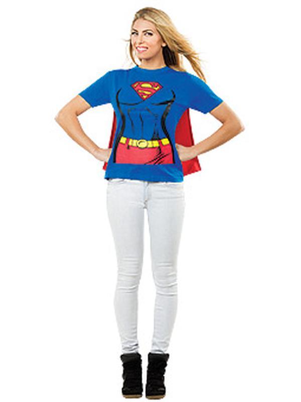 Supergirl Tshirt Womens Size L - Jokers Costume Mega Store