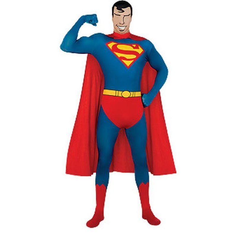 Superman 2 Nd Skin Suit Size L - Jokers Costume Mega Store
