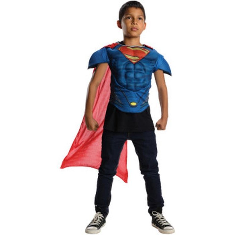 Superman Child Muscle Chest Top Size M - Jokers Costume Mega Store