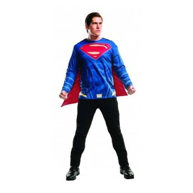 Superman Dawn Of Justice Costume Top Size Std - Jokers Costume Mega Store