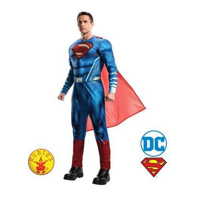 Superman Deluxe Jlm Costume Size Std - Jokers Costume Mega Store
