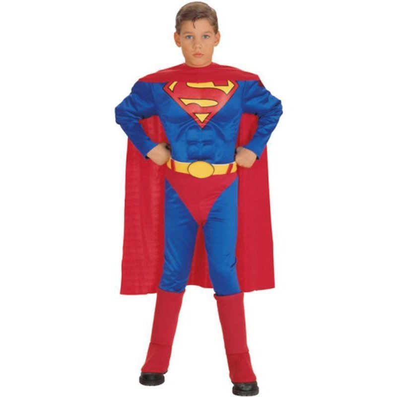 Superman Deluxe M/C Child Size L - Jokers Costume Mega Store