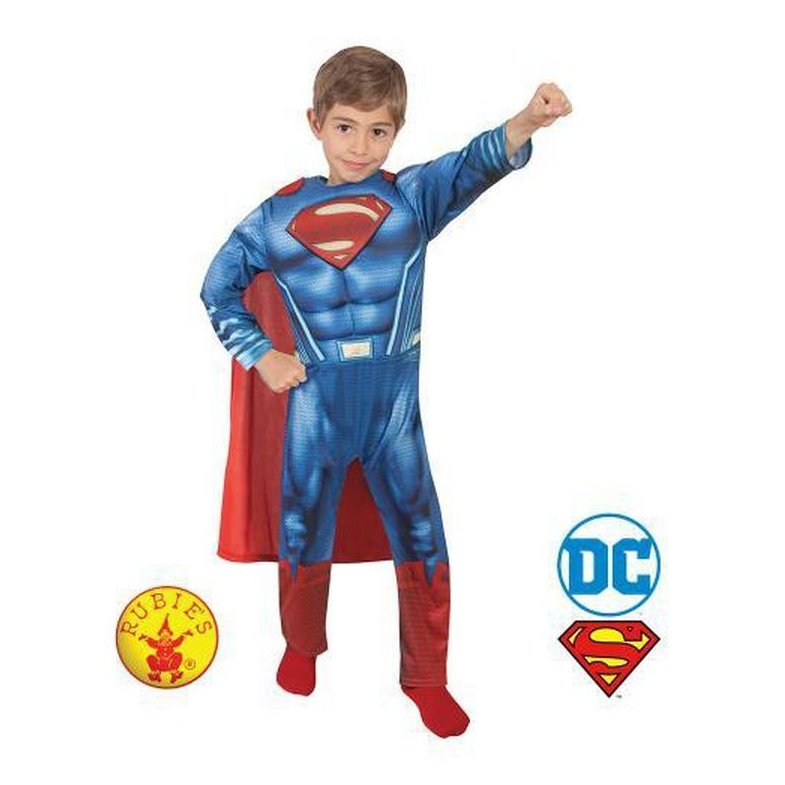 Superman Doj Deluxe Size 6 8. - Jokers Costume Mega Store