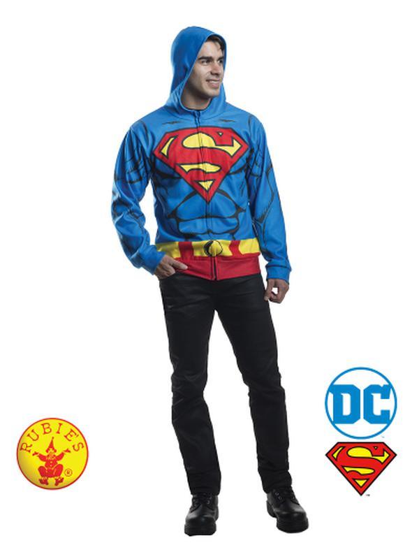 Superman Hoodie Size M L - Jokers Costume Mega Store