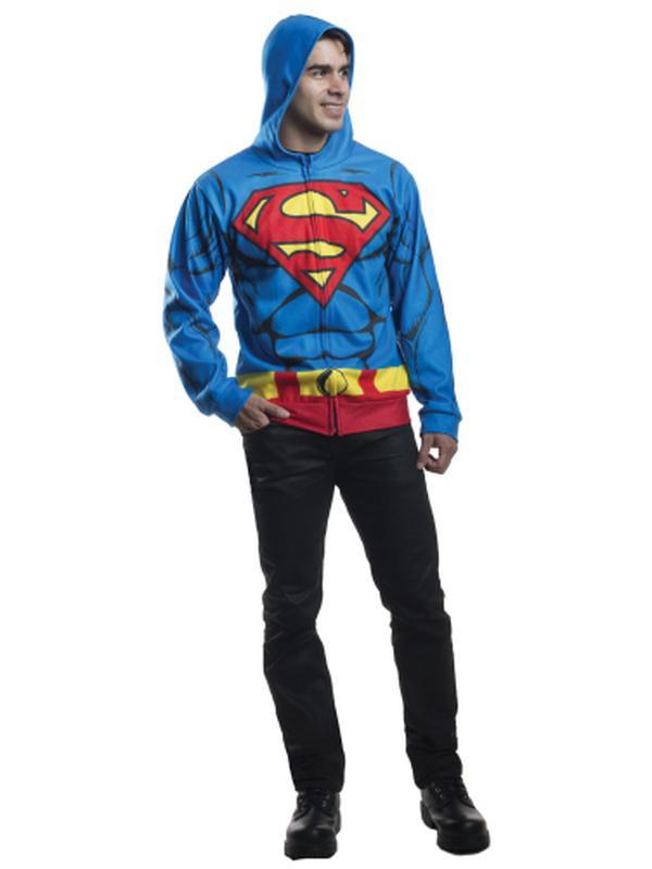 Superman Hoodie Size Xs S - Jokers Costume Mega Store