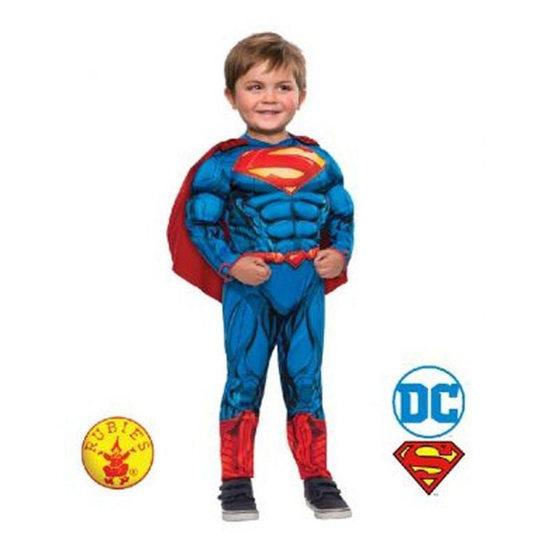Superman Muscle Chest Costume Size Toddler - Jokers Costume Mega Store