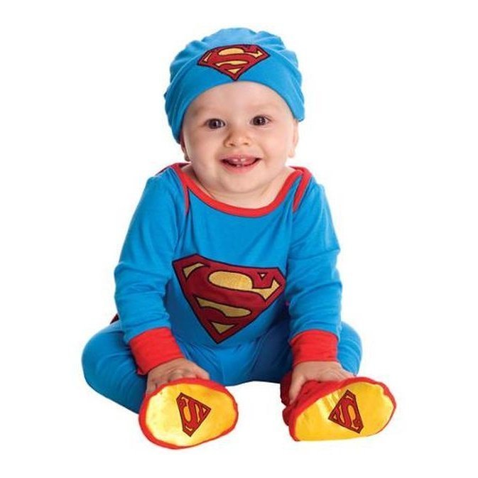 Superman Onesie 12 24 M - Jokers Costume Mega Store