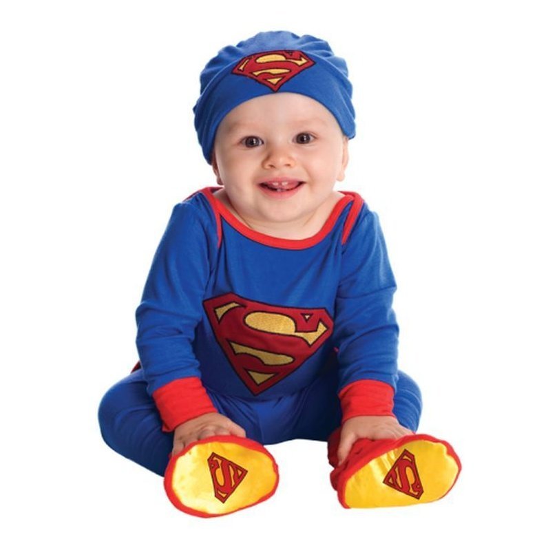 Superman Onesie Size 0 6 Months - Jokers Costume Mega Store
