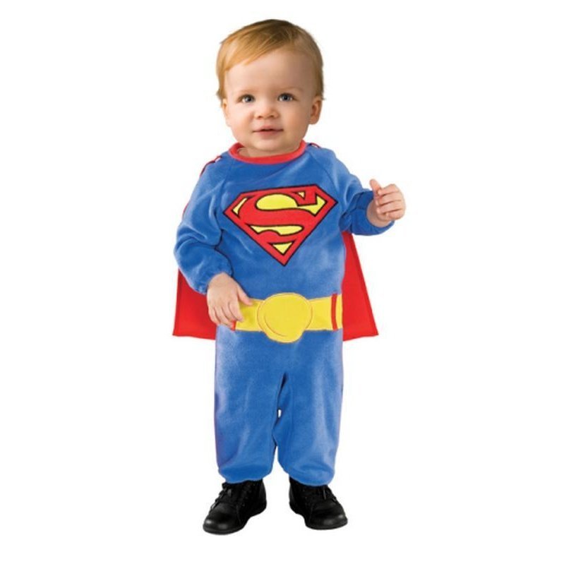 Superman Size 0 6 Months. - Jokers Costume Mega Store
