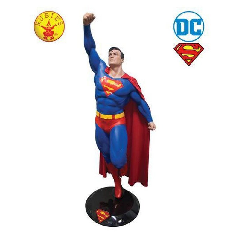 SUPERMAN TAKING FLIGHT FIBREGLASS STATUE-Costume Accessories-Jokers Costume Mega Store