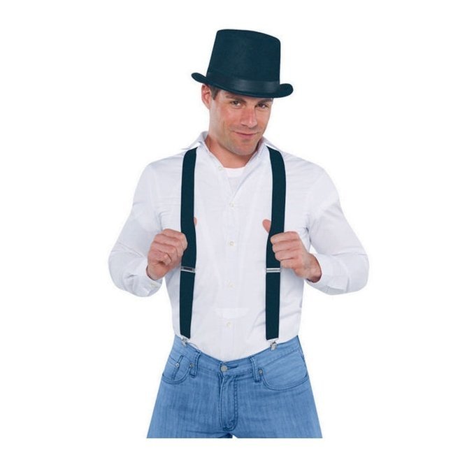 Suspenders Black - Jokers Costume Mega Store