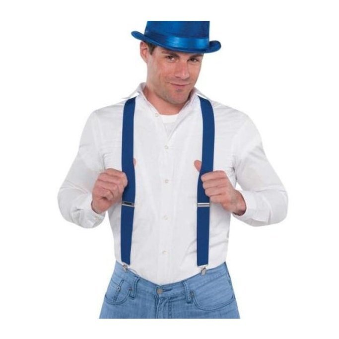 Suspenders Blue - Jokers Costume Mega Store