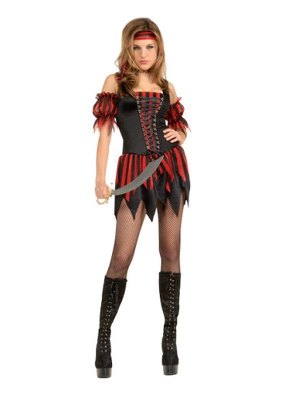 Swashbuckler Secret Wishes Costume Size S - Jokers Costume Mega Store